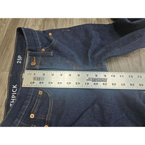 J. Crew Womens Size 25 Petite Toothpick Skinny Denim Blue Jeans - Picture 12 of 13